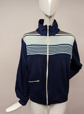 VINTAGE SPORTING 1970  S TRACK SUIT JACKET W STRIPES