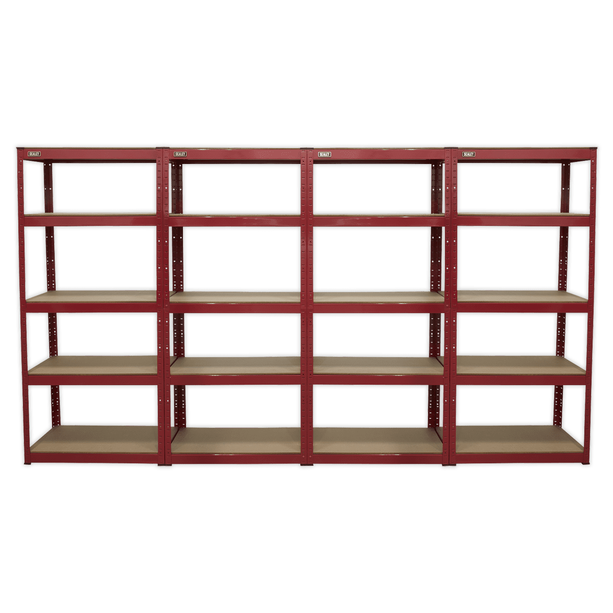 Sealey AP6150COMBO Racking Unit with 5 Shelves 150kg Capacity Per Level - Set o
