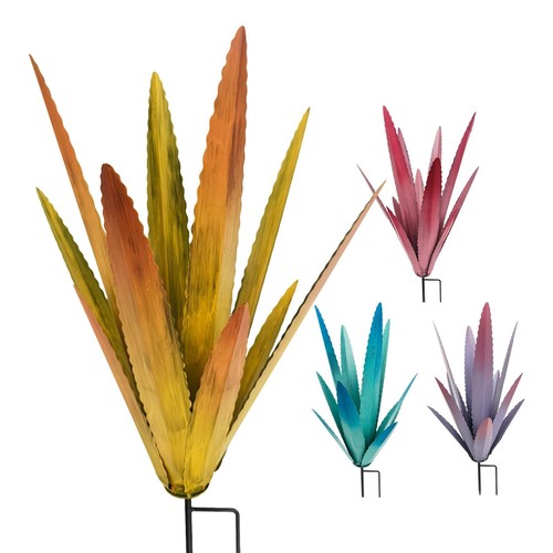 Metal Agave Plants Tequila Art Crafts Ornament Garden Yard Sculpture Outdoor