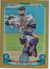 2019 Topps Gypsy Queen DAWEL LUGO RC Gold Chrome Box Topper /50  #29 -  TIGERS -