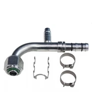Automotive AC Hose Fitting EZ Clip#8 Female 90 High Charge Port 70R8098