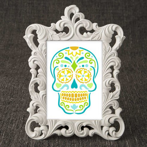 Sugar Skull Wall Art Stencil DIY Home Decor Reusable Stencils eBay