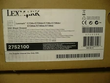LEXMARK 27S2100,550-SHEET TRAY FOR C734N,C734DN,C736N,C736DN,X734DE,X736DE NIB