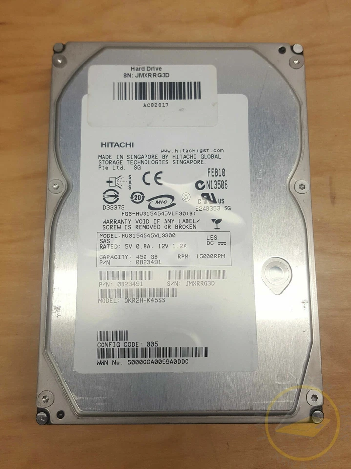 450GB SAS HDD 3.5" 15000rpm 15k Hitachi HGST UltraStar Cheetah 0B23491 HP Dell - Image 3 of 4