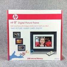 HP Digital Picture Frame 8" Black Double Mat 2GB Hewlett Packard df820b2 NEW