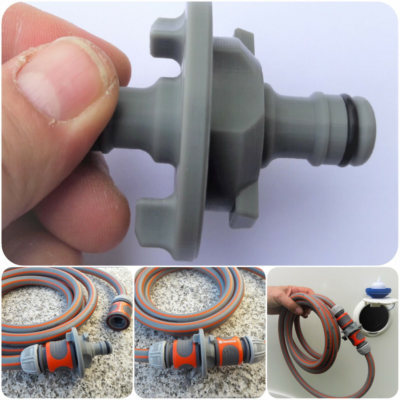 Wohnmobil Abwasserschlauch Set 3-5 Meter - Mit Adapter & Leckschutz