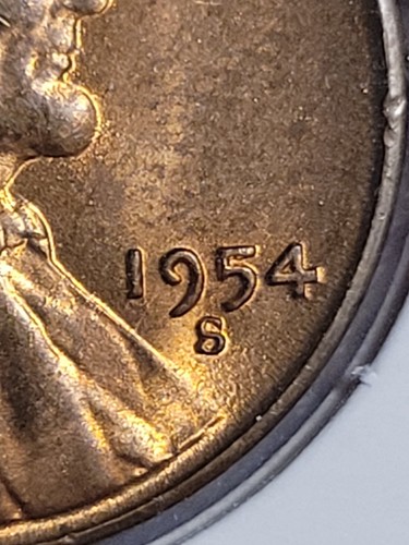 1954 S Lincoln Wheat Cent DDO Error - Picture 2 of 7