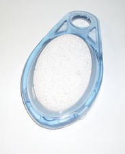 Body  Sole Pumice Stone in Tub or Shower Holder - Clear Blue
