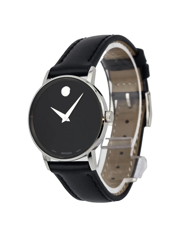 Женские кварцевые кожаные часы Movado Museum Classic 0607317 - розничная цена 895 долл. США - Изображение 2 из 3