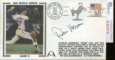 Dick Howser Jsa Certed Signed 1985 World Series Fdc Authentic Autograph
