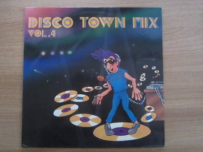 Disco Town Mix Vol 4 Korea Orig LP 1989 Vanessa Max Coveri Italo Disco