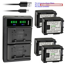 Kastar Battery LTD2 USB Charger for Canon BP-809 Canon VIXIA HF200 HF 200 Camera