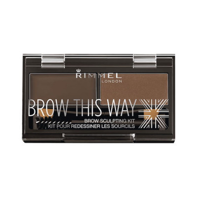Rimmel Brow This Way Augenbrauen Duo Wachs+Puder 003 Dark Brown