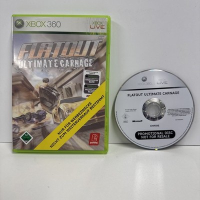 FLATOUT ULTIMATE CARNAGE XBOX 360 PROMO COPY NEUWERTIG aus Sammlung 