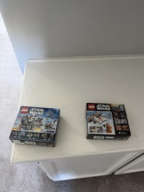 LEGO Star Wars Microfighters 75126 & 75074 Snowspeeder Set Lot Ages 6-12
