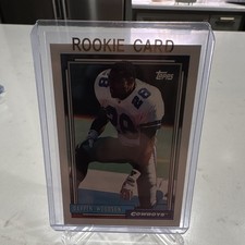 Topps 1992 #727 Darren Woodson Dallas Cowboys Rookie Base Set Football Card. rookie card picture