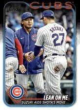 2024 Topps Update #US205 Lean On Me: Suzuki Aids Shota's Move