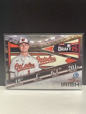 2025 Bowman Draft Baseball Ike Irish Draft Night #BDN-6 Baltimore Orioles