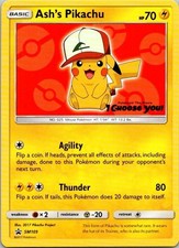 Ash's Pikachu SM109 on eBay