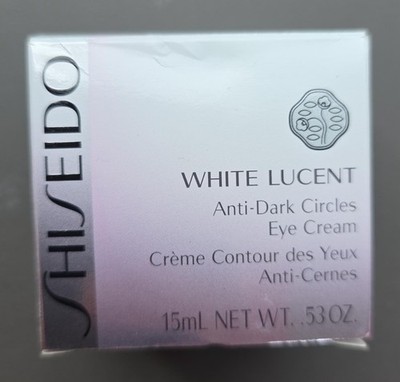 Shiseido White Lucent Anti-Dark Circles Eye Cream Full Size .53oz 15ml New