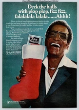 Alka Seltzer Holiday Stocking Relief Christmas Humor Vintage 1978 Advertisement