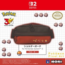 Pok mon HORI 2WAY Shoulder Pouch Pixel Art Red Nintendo Switch 2 NEW 2026 PSL JP