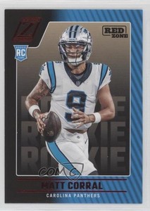 2022 Panini Zenith Rookies Red Zone Matt Corral #102 Rookie RC