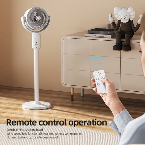 Adjustable Height Pedestal Fan with Remote 5 Speed and 180 Degree Oscillation - Afbeelding 2 van 20