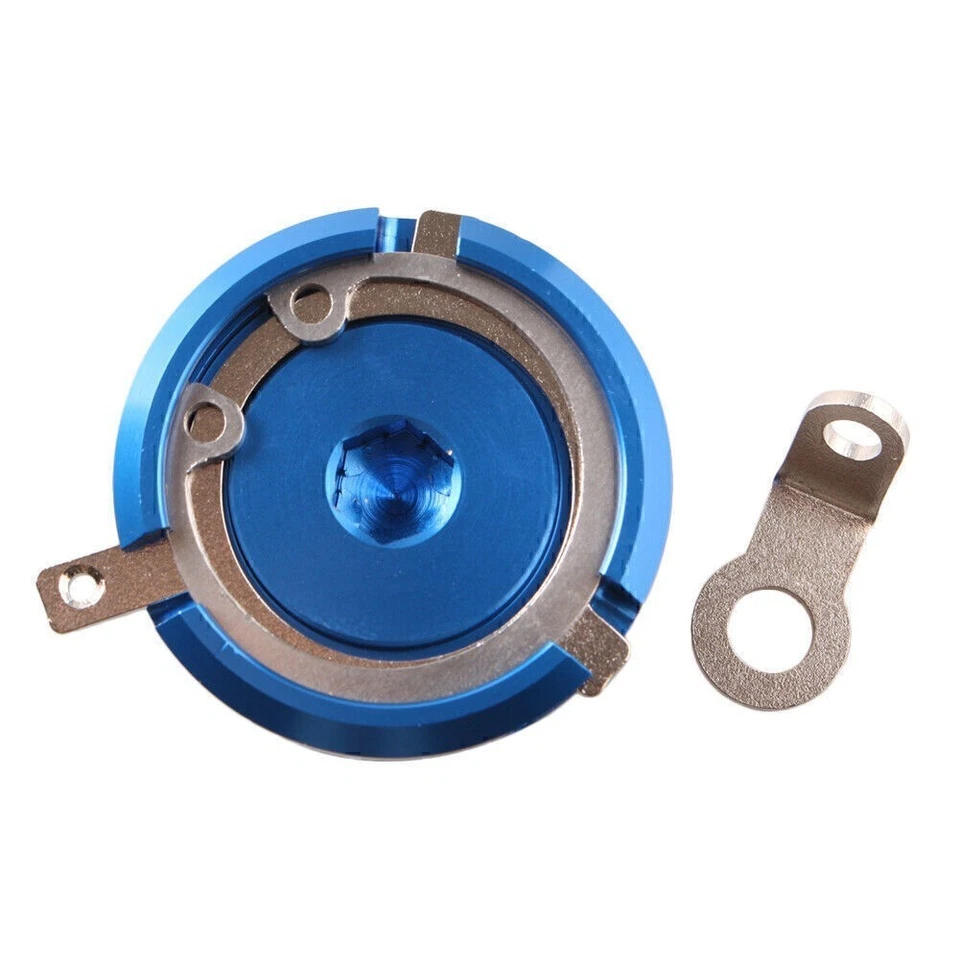 Juego de tapas de llenado de aceite para Kawasaki KLR650 2008-2012 y VN900 Classic 2006-2011 azul Foto 3 de 4