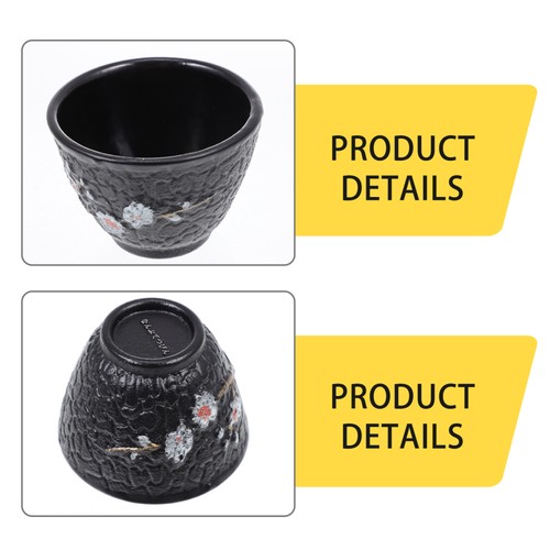 Taza de té de hierro fundido estilo japonés herramientas de té de kung fu - Imagen 3 de 12