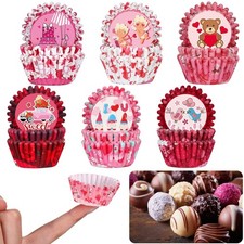 Gerrii 600 Counts Valentine's Day Cupcake Liners Mini Heart Baking Cups Wrapp...