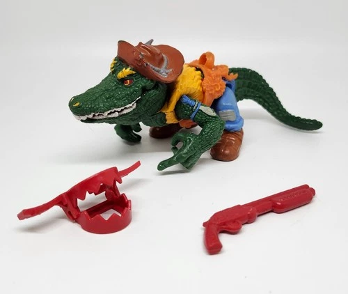 Vintage TMNT Ninja Turtles Figure Leatherhead 1989 Complete