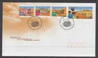 2002 Nature of Australia set of 4 stamps on First Day Cover. Scarce