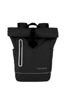 Travelite Basics Roll-Up Rucksack Plane Schwarz Rucksack Damen Daypack Freizeit