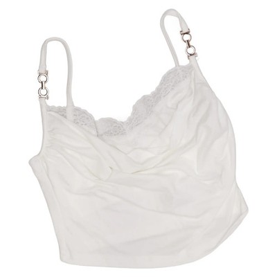 Shein, Crop Top, Größe: XS, Weiß, Elasthan/Polyester, Einfarbig, Damen #vAB