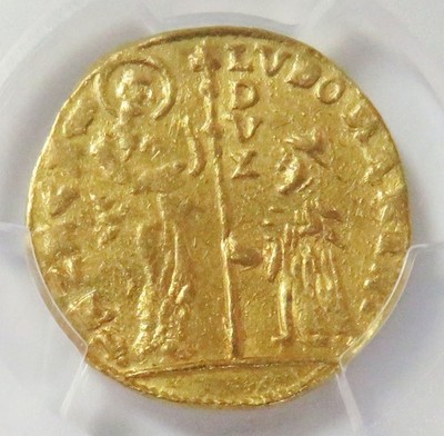 ★　廃盤　　D.I.('02仏/パレスチナ) 1789-1797 GOLD DUCAT ZECCHINO VENICE ITALY LAST DOGE LUDOVICO