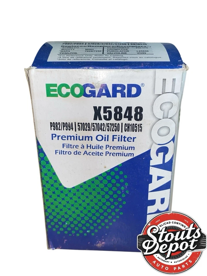 Filtro de aceite Premium X5848 para Kia K900 con 3,8 L 5,0 L 2015-2017 nuevo stock antiguo Foto 2 de 4