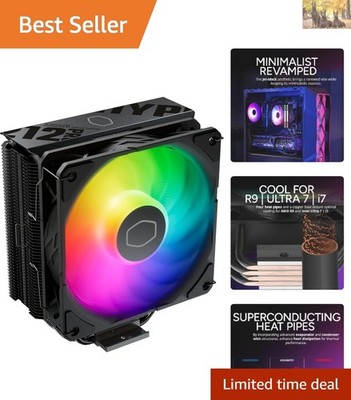 Efficient Cooling with Hyper 212 PRO ARGB CPU Cooler - Low Noise & Sleek Design