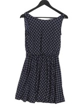 Mango A-Line Midi Dress XS in Blue