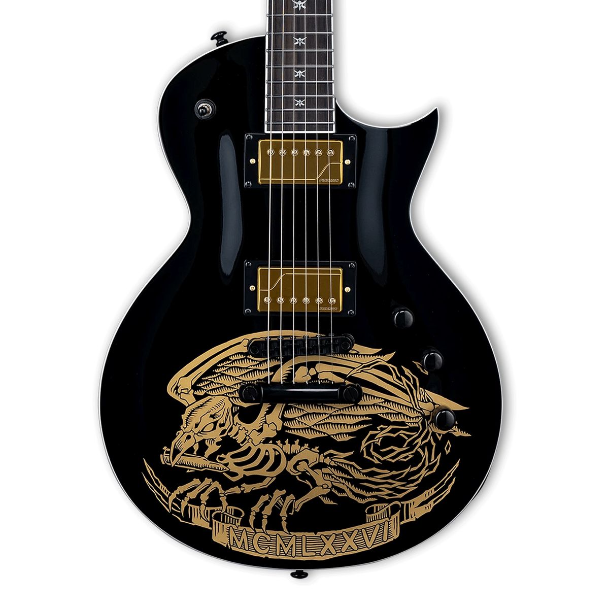 ESP LTD Will Adler Warbird Signature Electric Guitar - Black