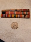SALTY USMM-WW2 USN KW RIBBON RACK- FIELD MOD-NUC GALLANT UNIT VICTORY OCC GREAT! — photo 1