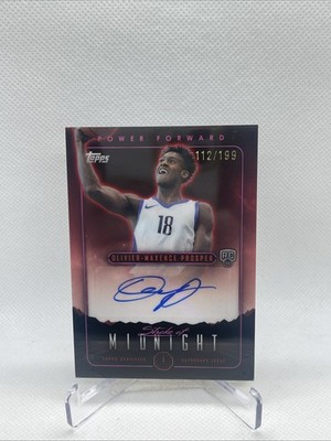 OLIVER-MAXENCE PROSPER 2023-24 Topps #/199 RED Rookie Stroke Midnight #SMA-OMP