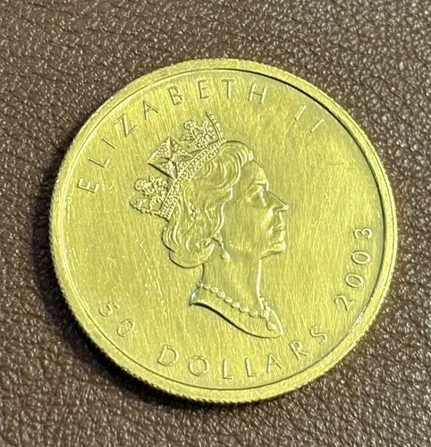 2003 Canadian Gold Maple Leaf 1 oz — photo from the most recent tracked eBay sale