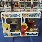 Funko Pop Marvel Fantastic Four Human Torch Bundle