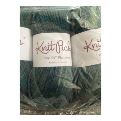 7 Lot - Knit Picks Lindy Kette Farbe Rainforest Heather 2 - Bild 3 von 3