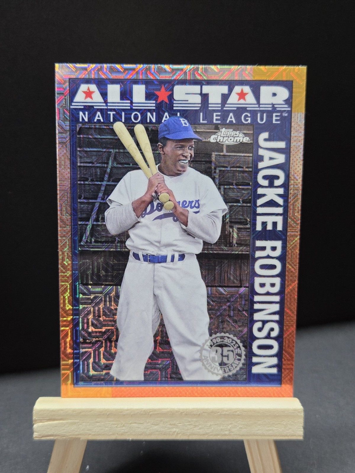2025 Topps Series 2 1990 Chrome Mojo ALL-STAR #90ASC-24 Jackie Robinson