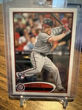 Bryce Harper Topps Rookie Card #661 Blue Helmet Variation. rookie card picture