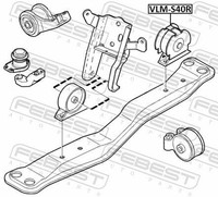 Febest Lagerung, Lenker BMAB-030 FüR BMW