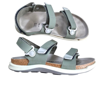 #ad Birkenstock Kalahari Futura Khaki Strappy Hiking Sandals Women#x27;s 39 US 8 8.5 $48.88