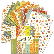 Scrapbook Paper Pad 6x6 Inch 24 Sheets Single-Side Fall Supplies Cardstock